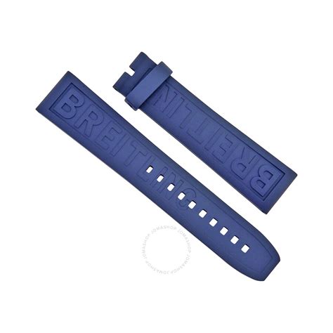 breitling replica rubber strap|Breitling 20mm rubber strap blue.